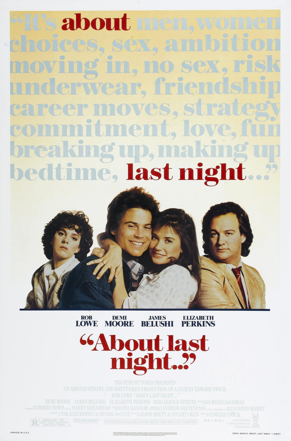 About Last Night (1986) รักนี้…ยากจะบอกเธอ Rob Lowe