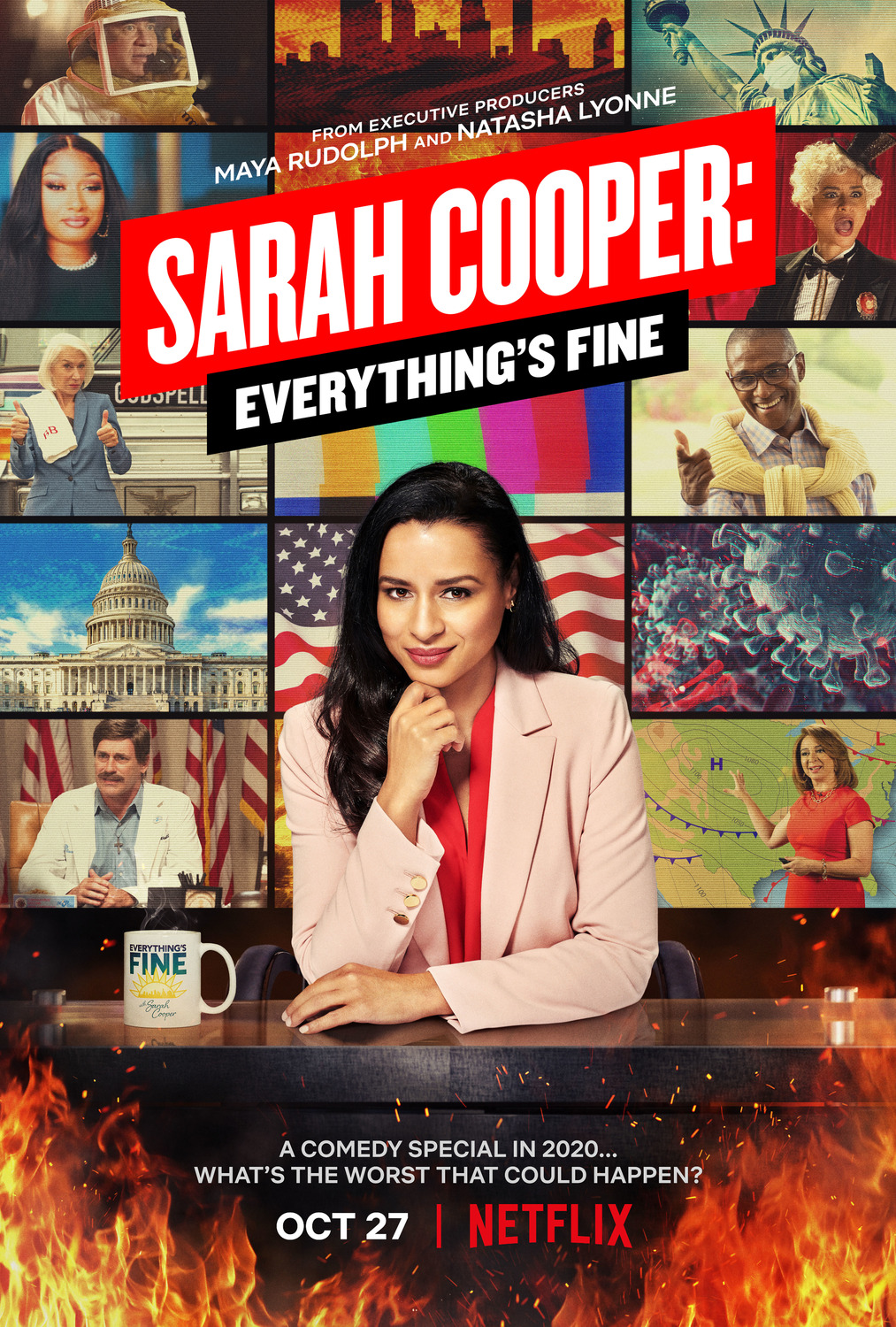 Sarah Cooper: Everything’s Fine (2020) ซาราห์ คูเปอร์ ทุกอย่างคือ…ดีย์ Aubrey Plaza