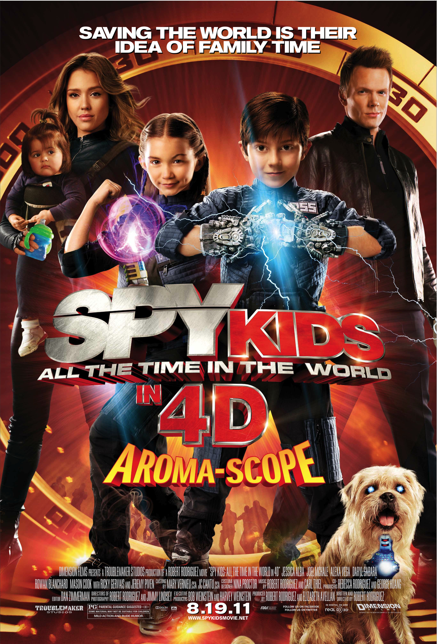 Spy Kids 4 All the Time in the World (2011) ซุปเปอร์ทีมระเบิดพลังทะลุจอ Jessica Alba