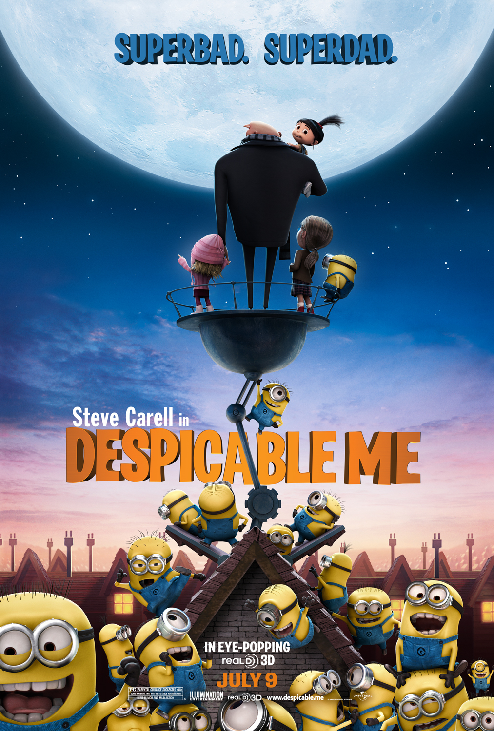Despicable Me (2010) มิสเตอร์แสบ ร้ายเกินพิกัด Steve Carell