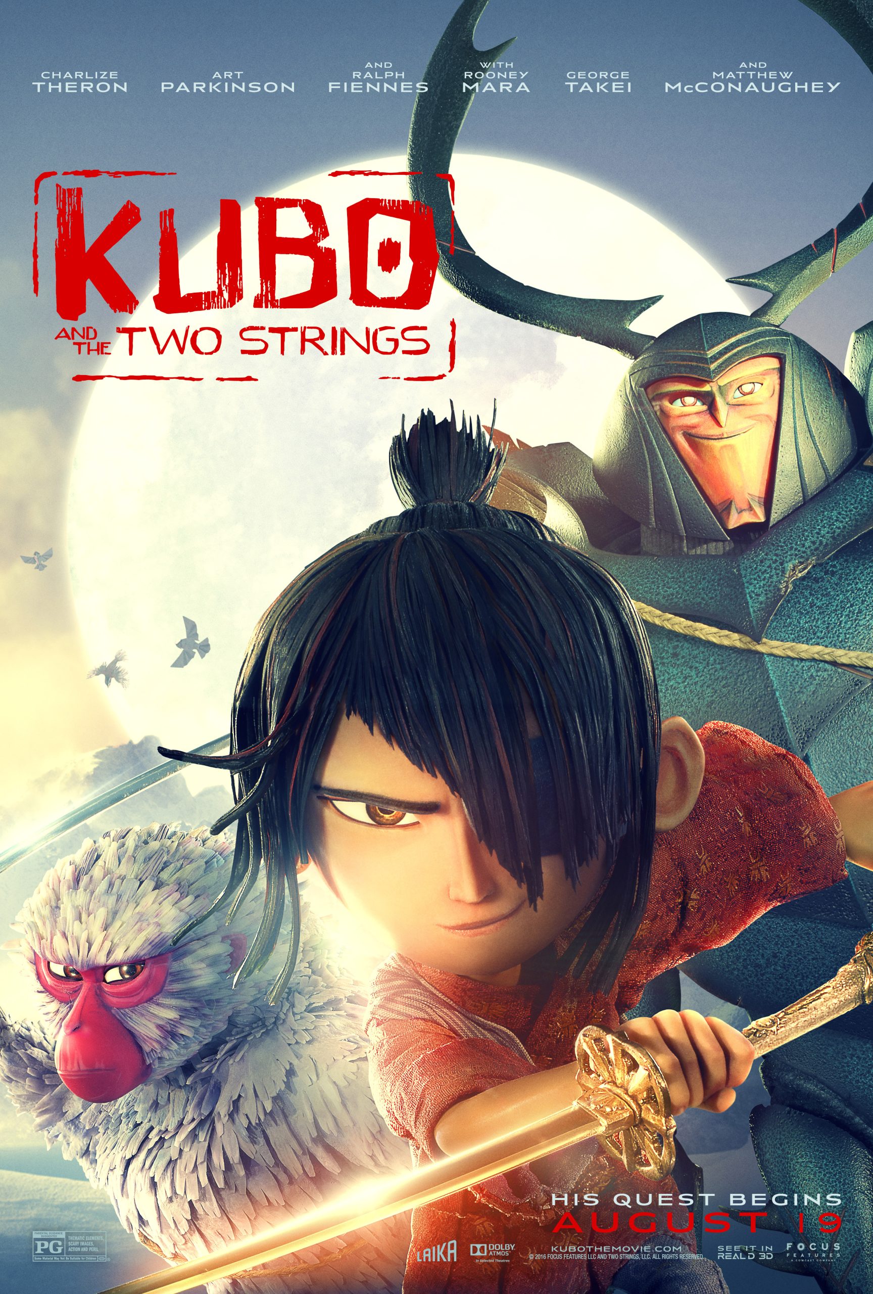Kubo and the Two Strings (2016) คูโบ้และพิณมหัศจรรย์ Charlize Theron