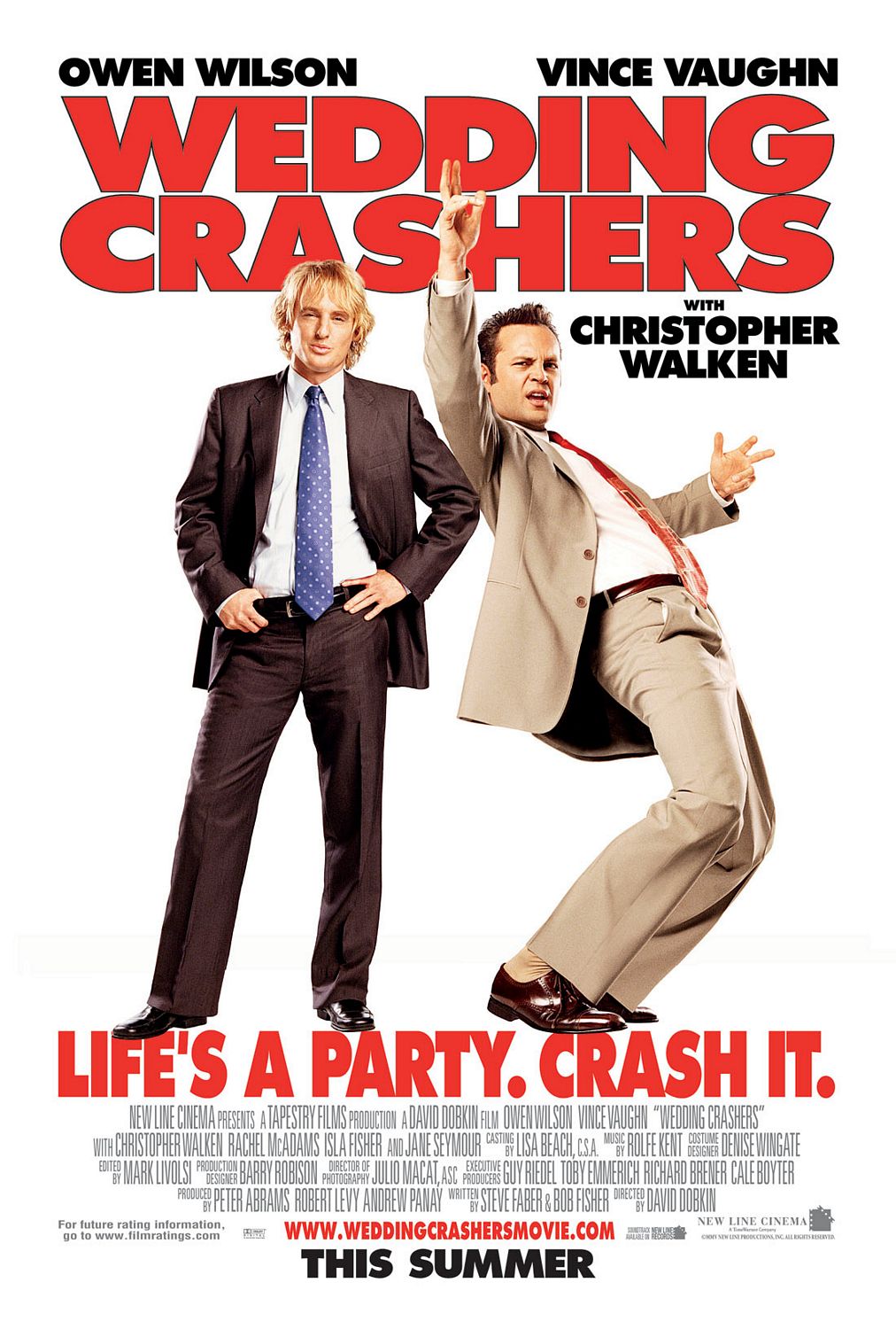 Wedding Crashers (2005) ป่วนให้ปิ้ง แล้วชิ่งแต่ง Owen Wilson