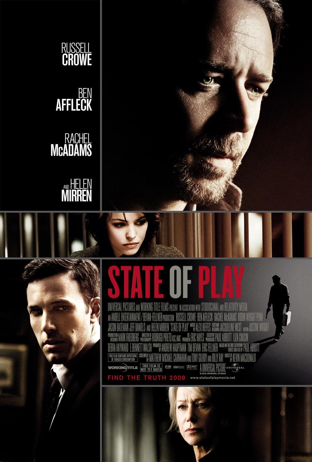 State of Play (2009) ซ่อนปมฆ่า ล่าซ้อนแผน Russell Crowe