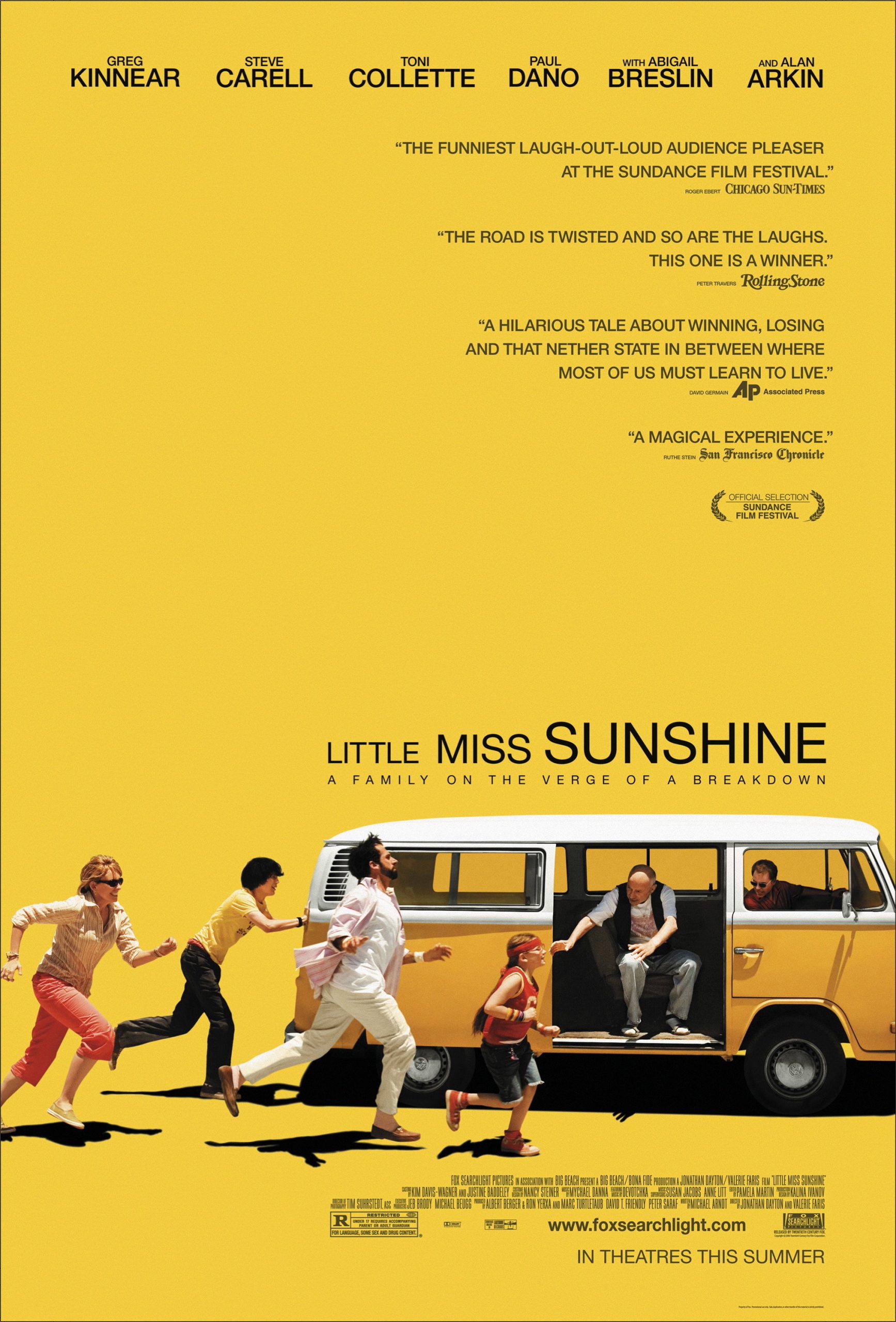 Little Miss Sunshine (2006) ลิตเติ้ล มิสซันไชนื นางงามตัวน้อย ร้อยสายใยรัก Steve Carell