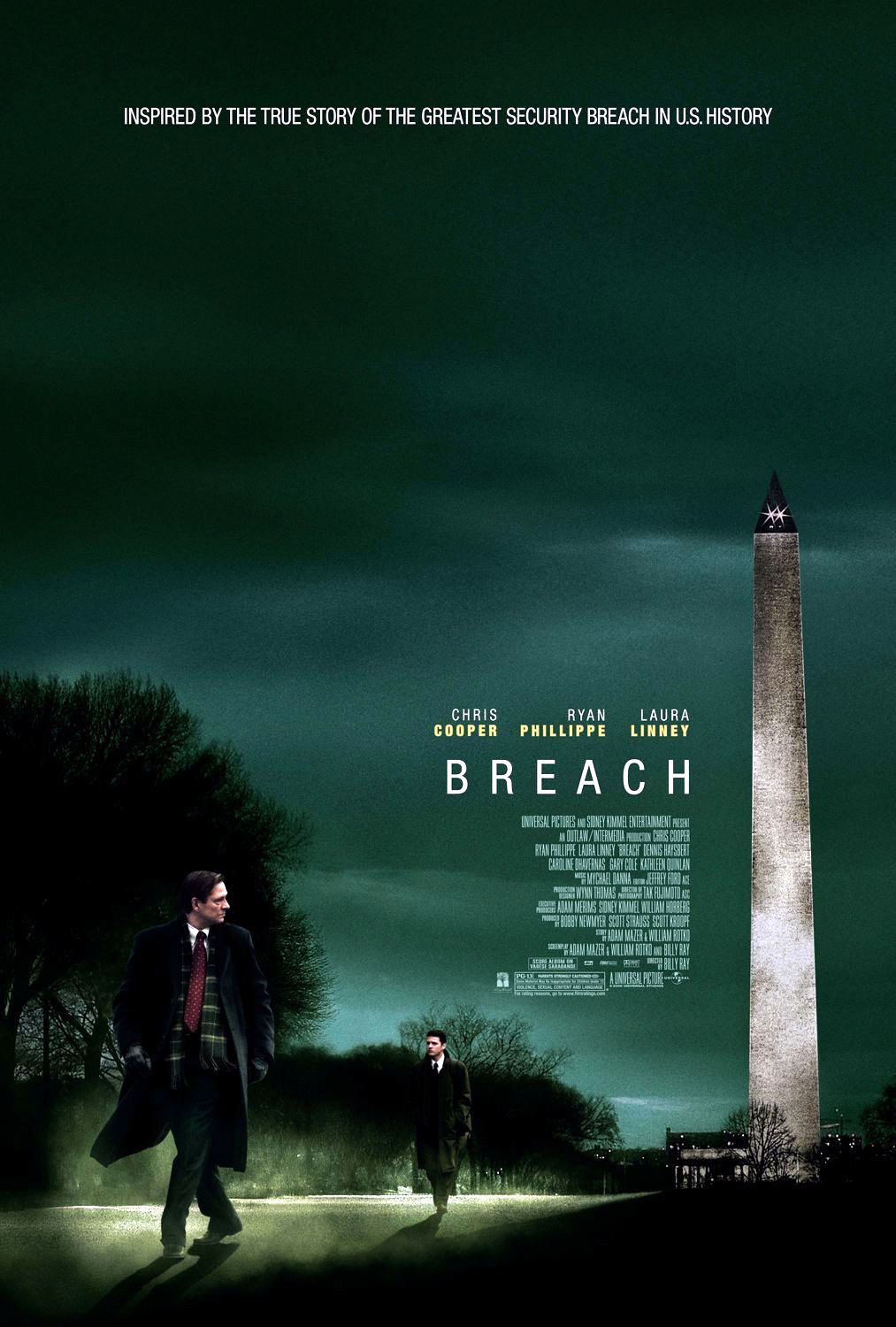 Breach (2007) หักเหลี่ยมอเมริกาล่าทรชน Chris Cooper