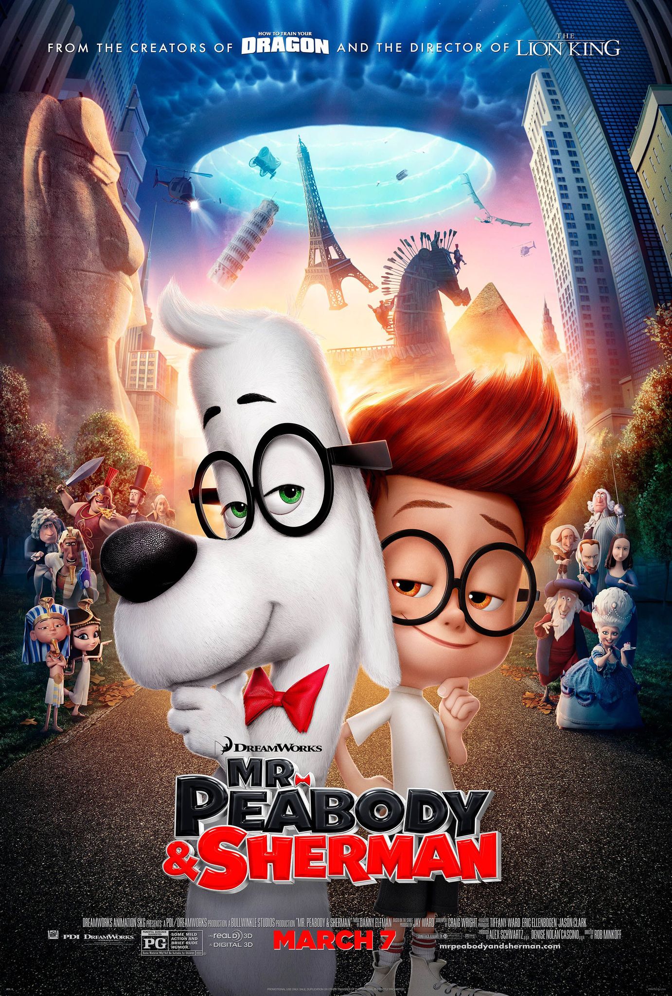 Mr.Peabody & Sherman (2014) ผจญภัยท่องเวลากับนายพีบอดี้และเชอร์แมน Ty Burrell