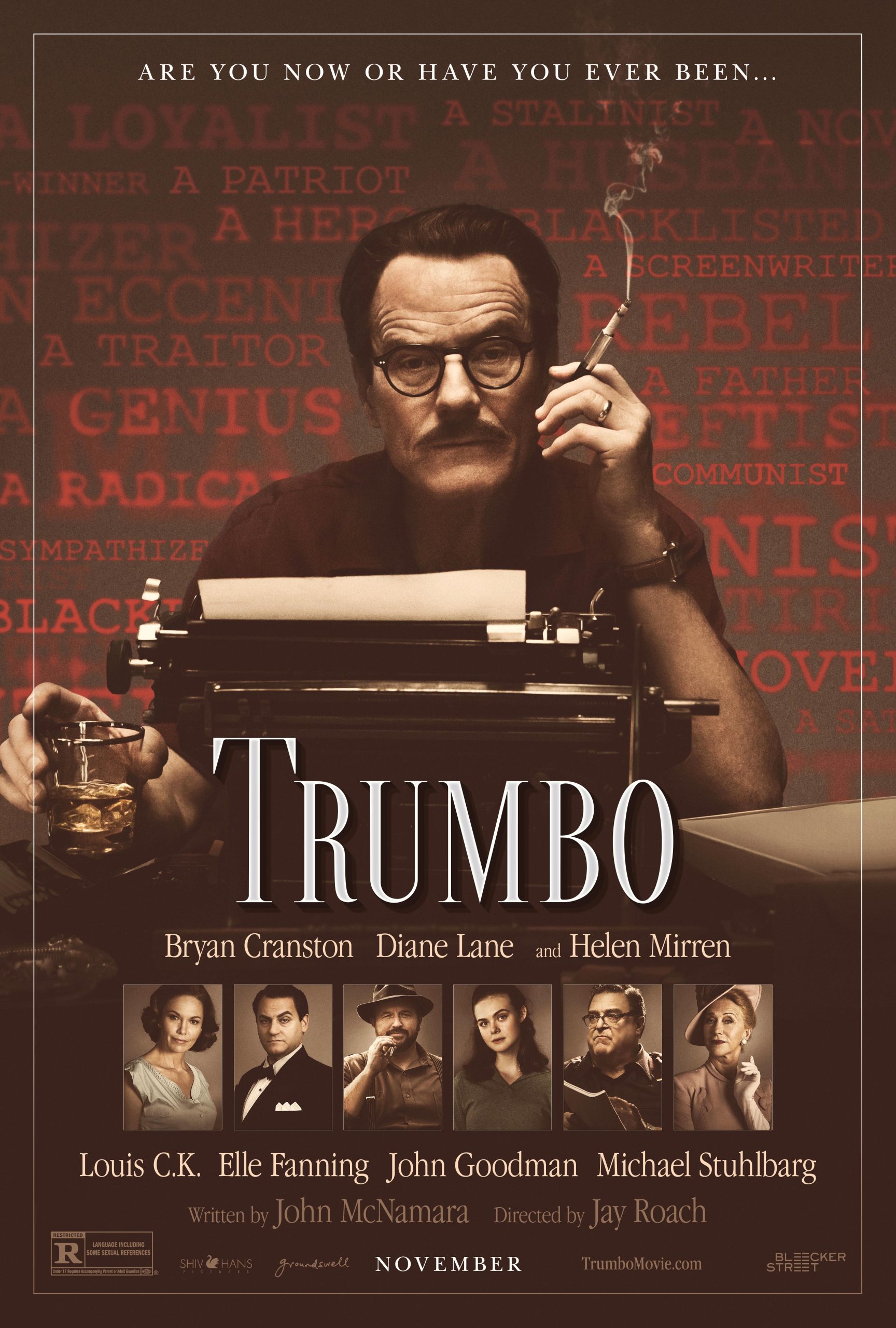 Trumbo (2015) ทรัมโบ เขียนฮอลลีวู้ดฉาว Bryan Cranston