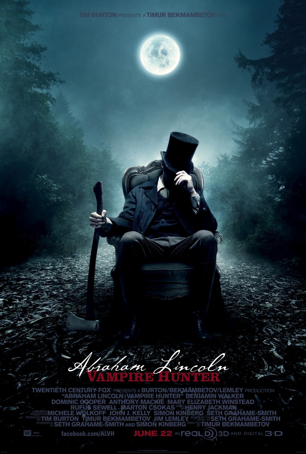 Abraham Lincoln Vampire Hunter (2012) ประธานาธิบดี ลินคอล์น นักล่าแวมไพร์ Benjamin Walker