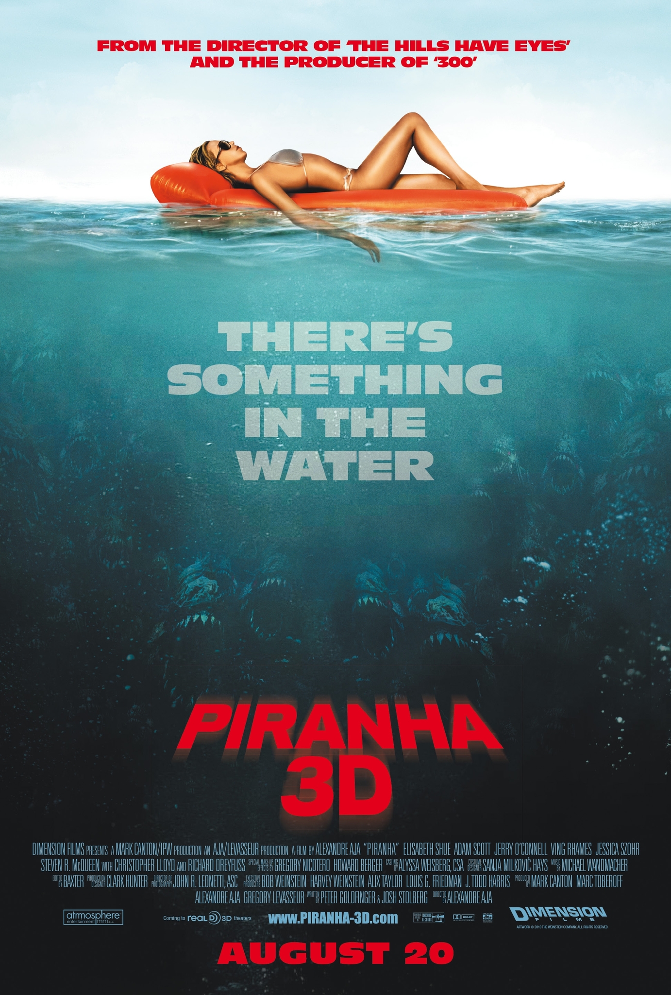 Piranha 3D (2010) ปิรันย่า กัดแหลกแหวกทะลุ Elisabeth Shue