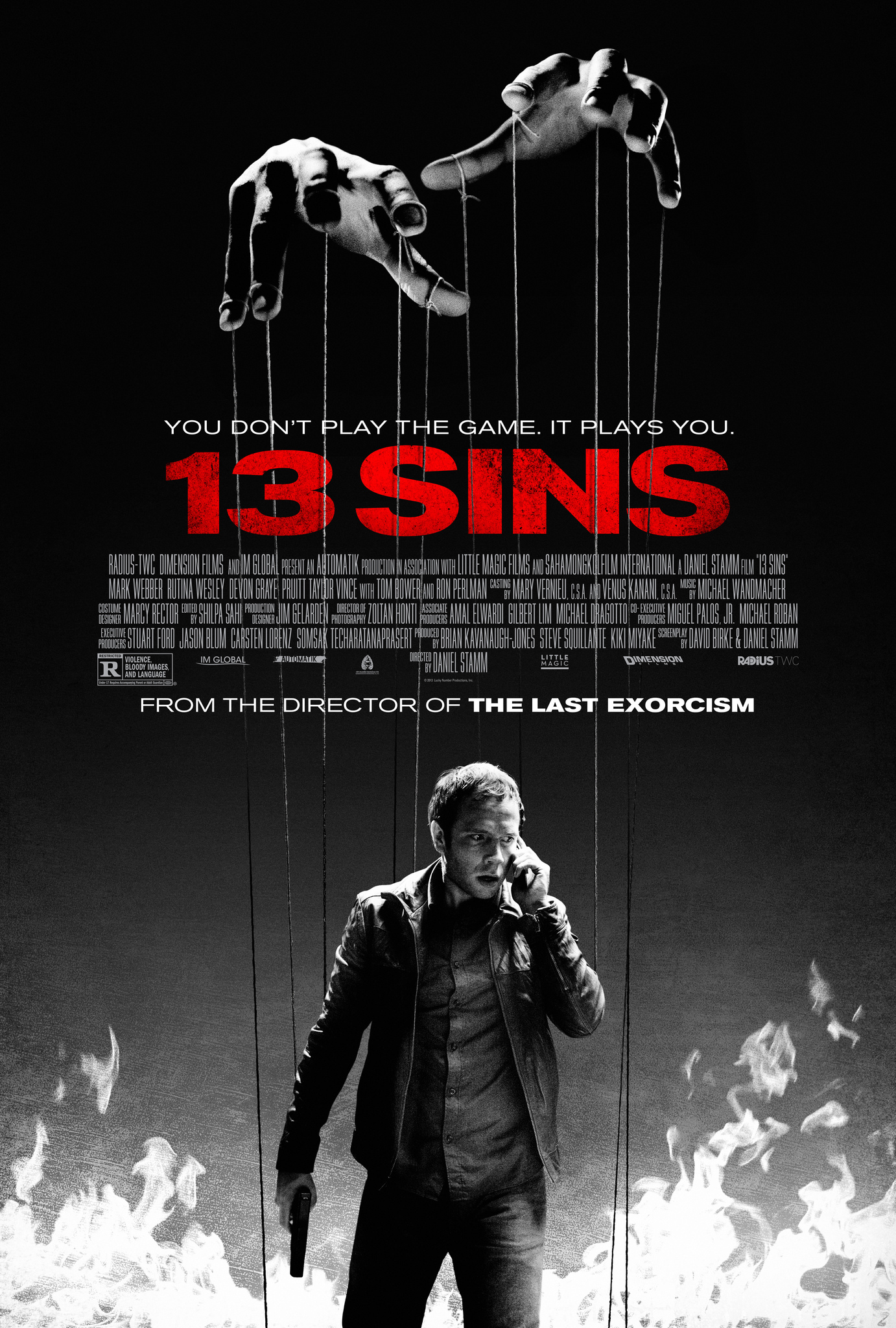 13 Sins (2014) เกม13 เล่น ไม่ รอด Mark Webber