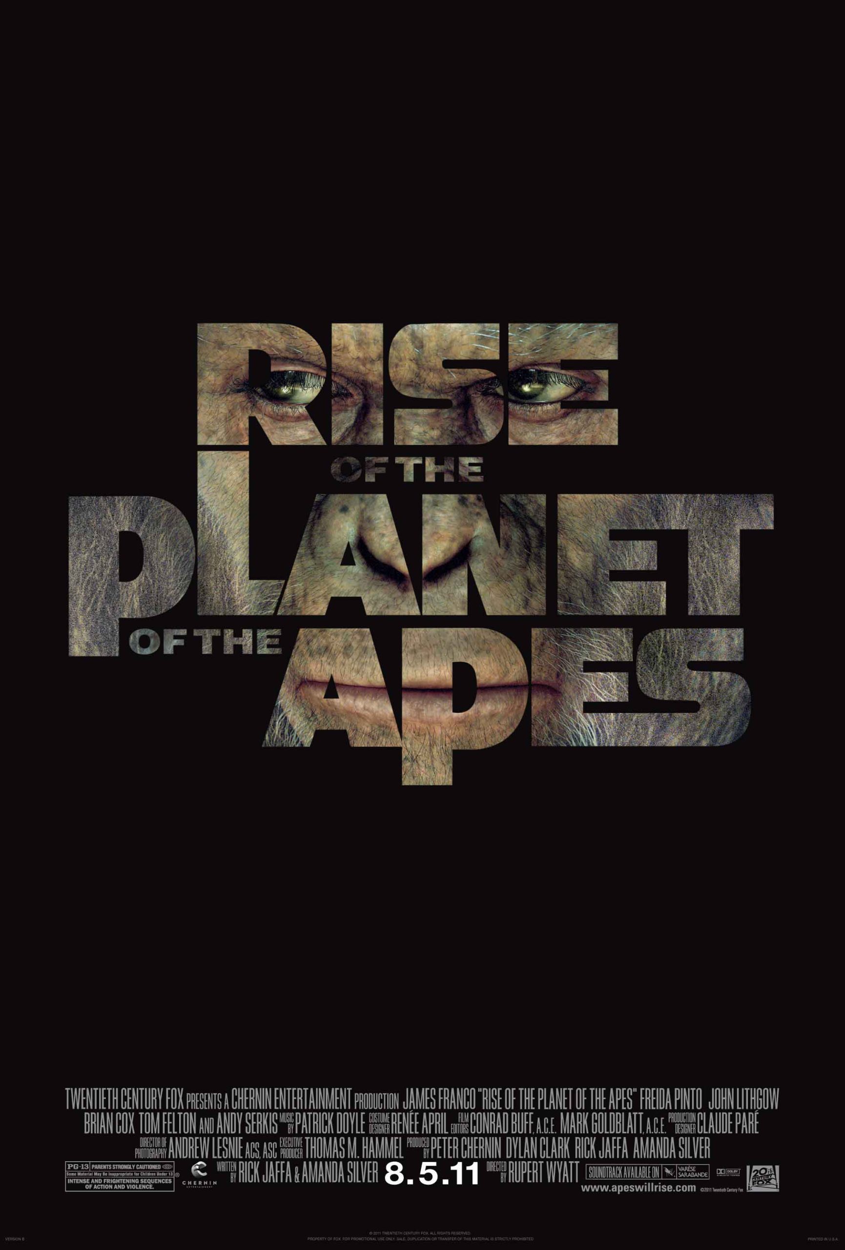 Rise of The Planet of The Apes (2011) กำเนิดพิภพวานร James Franco