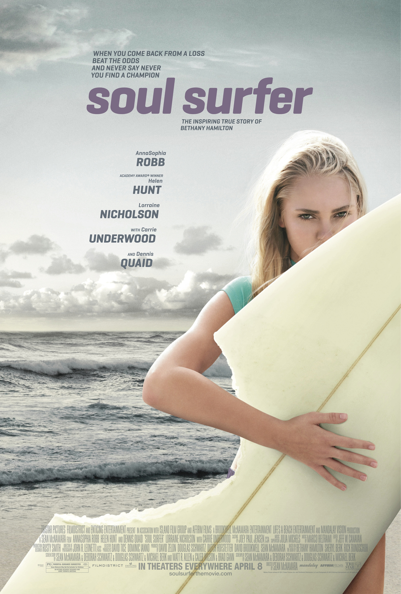 Soul Surfer (2011) โซล เซิร์ฟเฟอร์ หัวใจกระแทกคลื่น AnnaSophia Robb