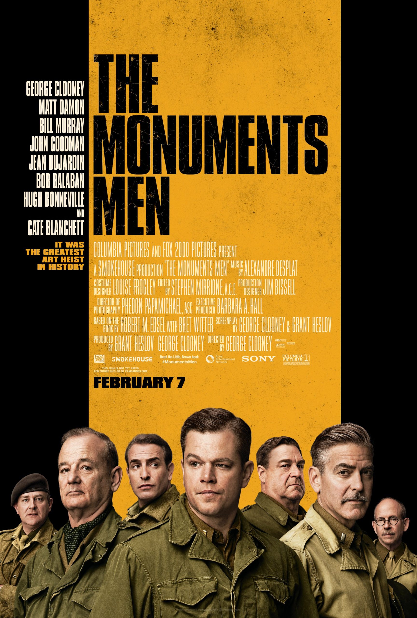 The monuments Men (2014) กองพันฉกขุมทรัพย์โลกสะท้าน George Clooney