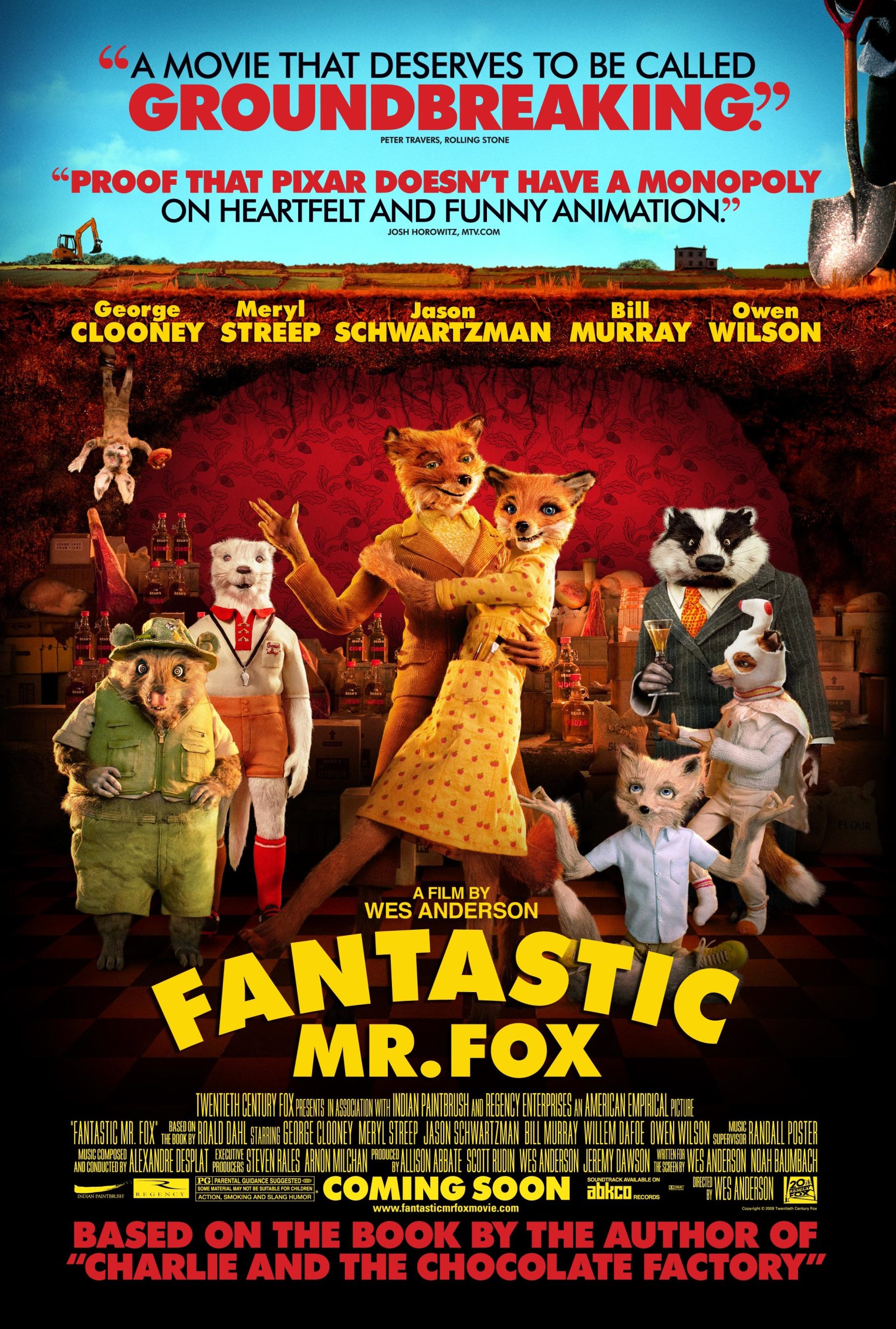 Fantastic Mr. Fox (2009) คุณจิ้งจอกจอมแสบ George Clooney