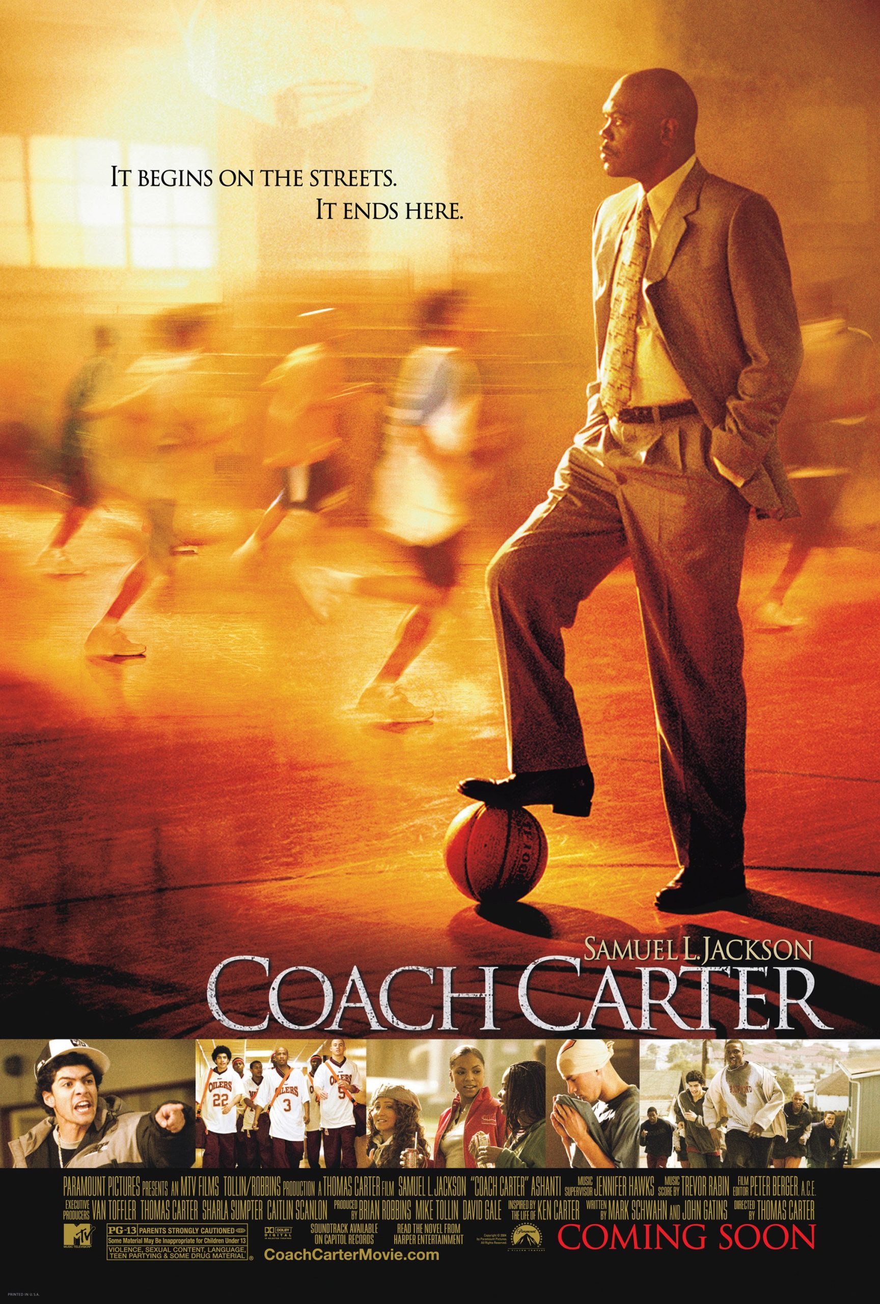 Coach Carter (2005) ทุ่มแรงใจจุดไฟฝัน Samuel L. Jackson