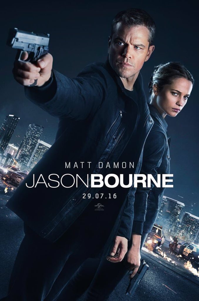 Jason Bourne (2016) เจสัน บอร์น ยอดจารชนคนอันตราย Matt Damon