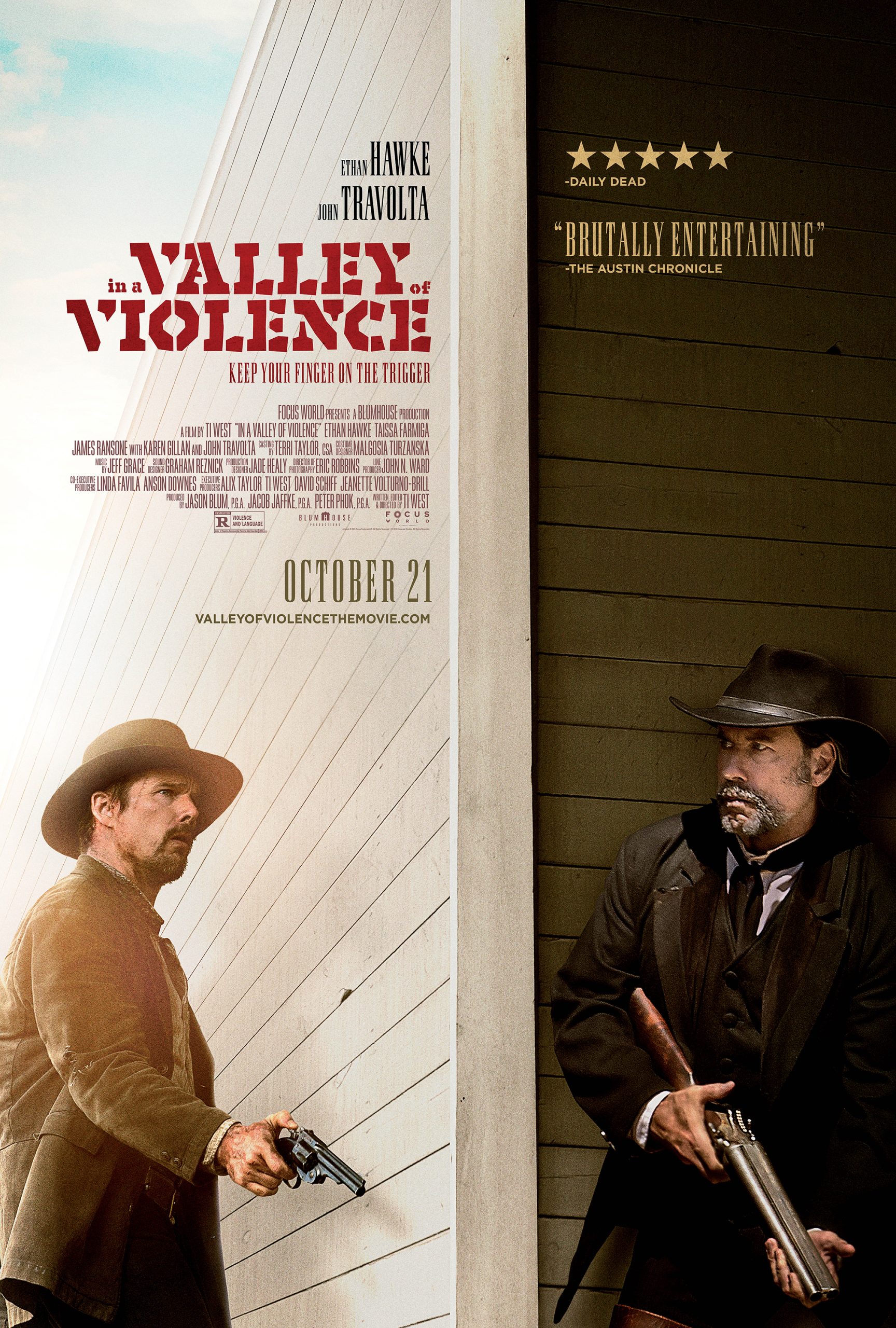 In a Valley of Violence (2016) คนแค้นล้างแดนโหด Ethan Hawke