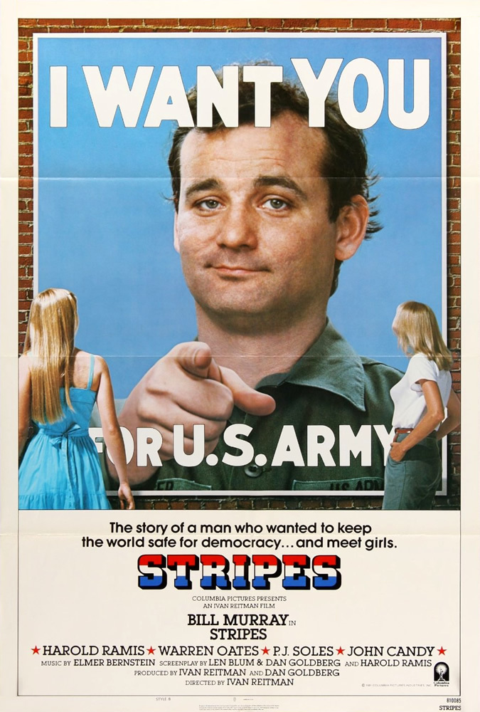Stripes (1981) ทหารจ๋องสมองเสธ Bill Murray