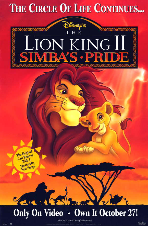 The Lion King 2: Simba’s Pride (1998) เดอะไลอ้อนคิง 2 ซิมบ้าเจ้าป่าทรนง Matthew Broderick